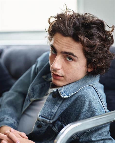 timothee chalamet blue campaign.